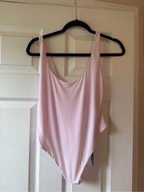 lululemon athletica Light Pink Scoop Neck Bodysuit